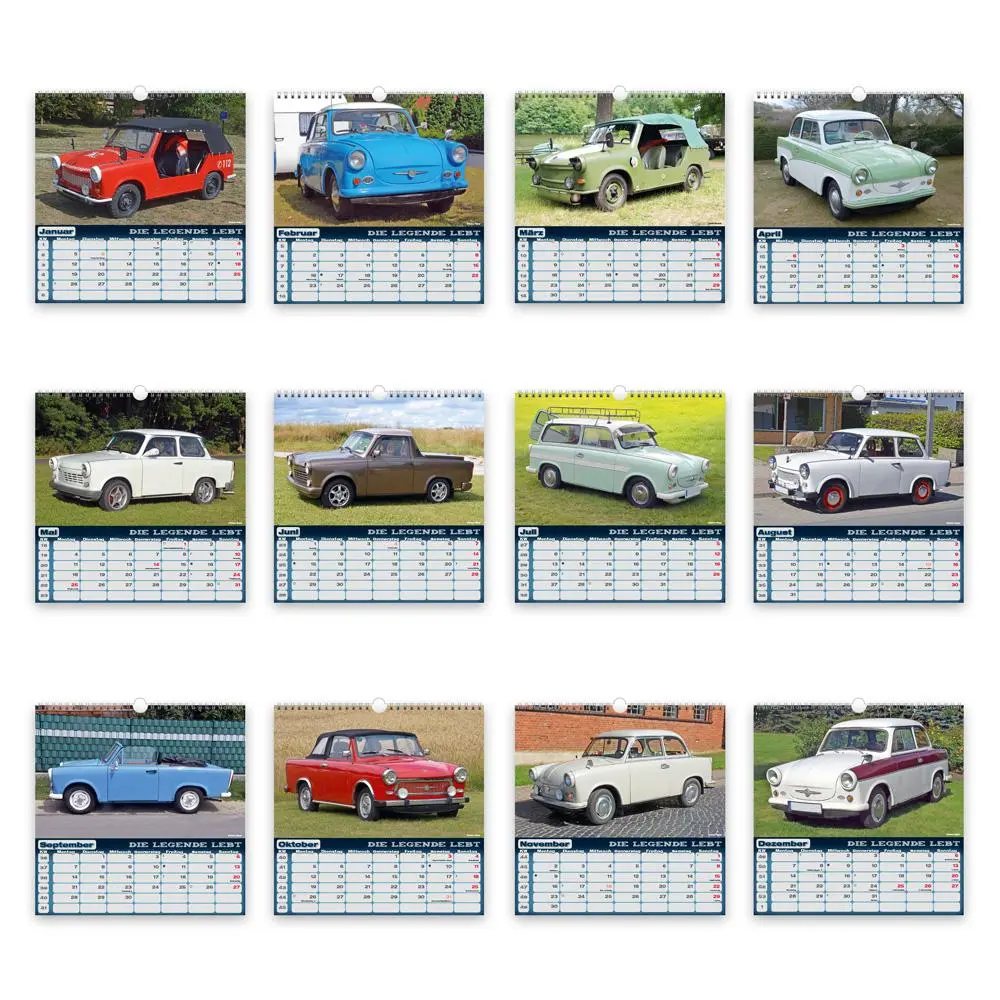 Bild: 9783988024183 | Trötsch Technikkalender Trabant 2026 | Wandkalender Technikkalender