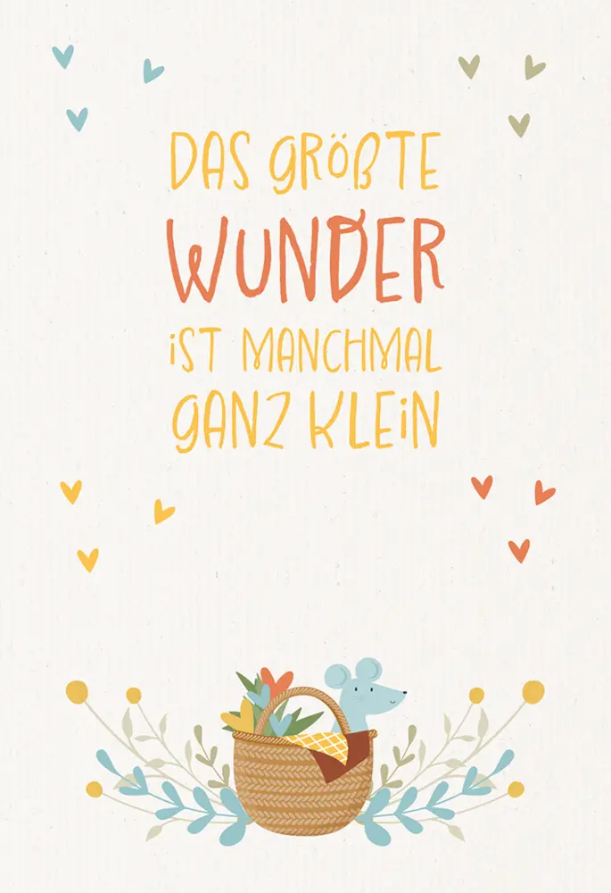 Das größte Wunder ist manchmal ganz klein
