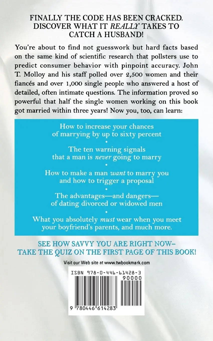 Rückseite: 9780446614283 | Why Men Marry Some Women and Not Others | John T. Molloy | Taschenbuch