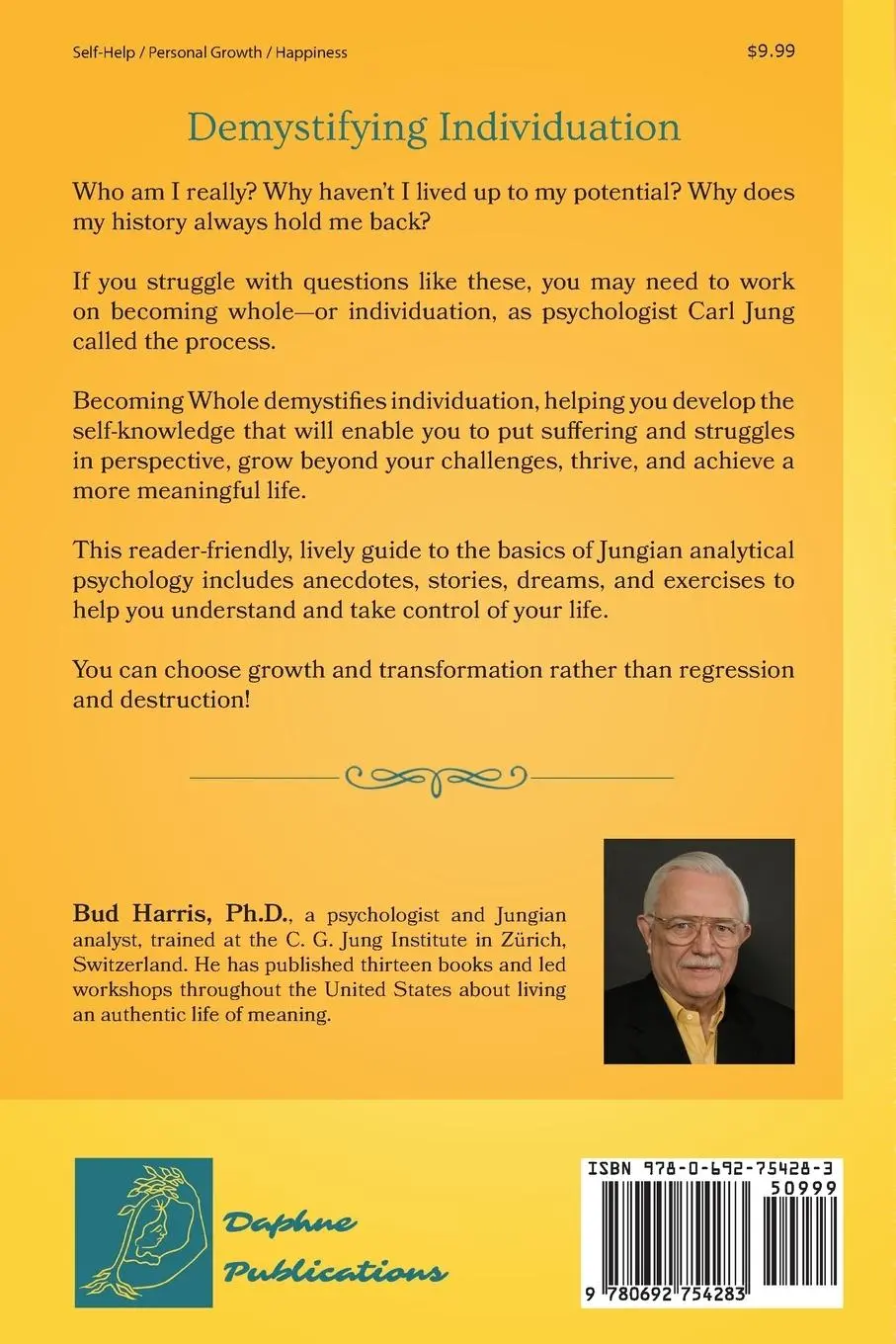 Rückseite: 9780692754283 | Becoming Whole | A Jungian Guide to Individuation | Bud Harris | Buch