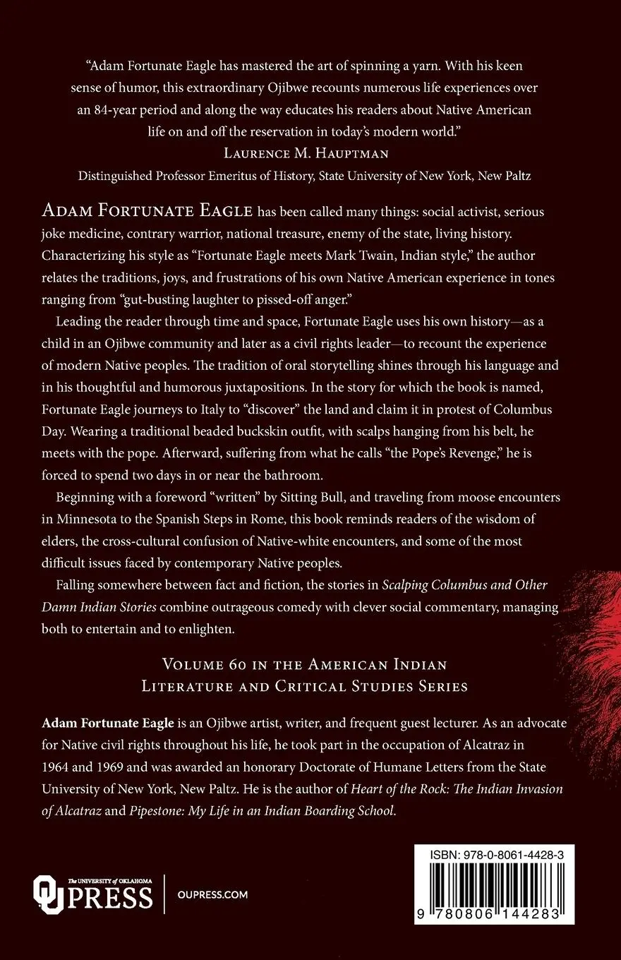 Rückseite: 9780806144283 | Scalping Columbus and Other Damn Indian Stories | Adam Fortunate Eagle