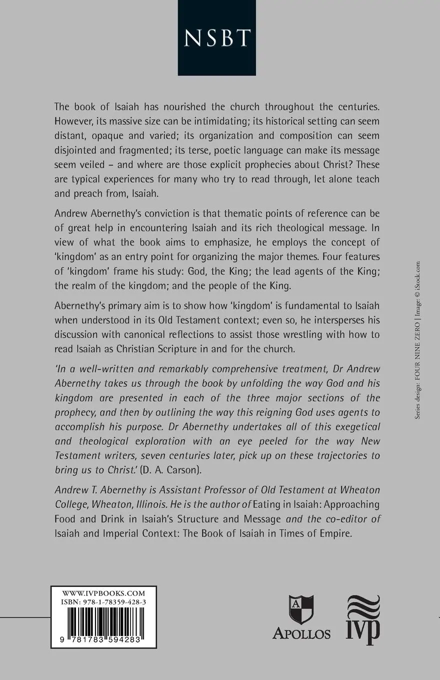 Rückseite: 9781783594283 | The Book of Isaiah and God's Kingdom | Andrew Abernethy | Taschenbuch