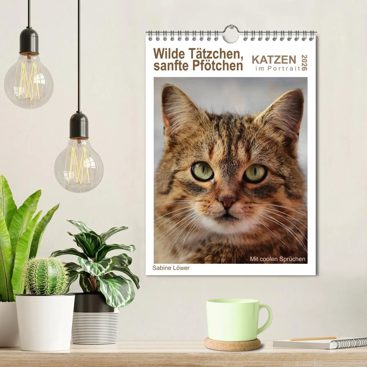 Bild: 9783516394283 | Wilde Tätzchen, sanfte Pfötchen (Wandkalender 2026 DIN A4 hoch),...