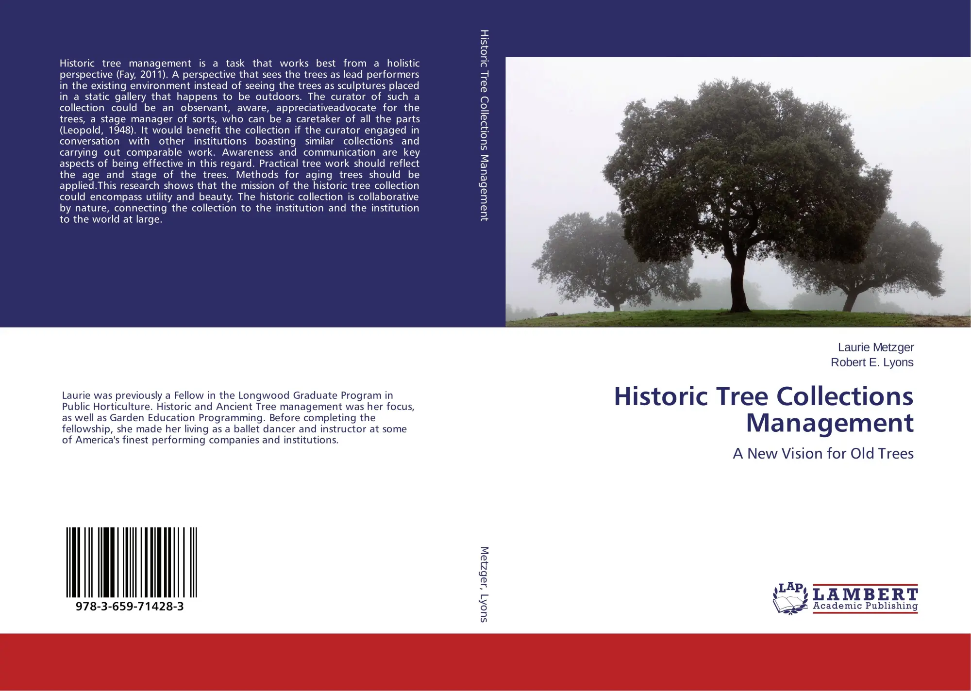 Cover: 9783659714283 | Historic Tree Collections Management | A New Vision for Old Trees