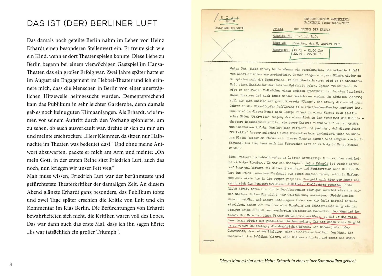 Bild: 9783830364283 | Heinz Erhardt: Hinter den Kulissen | Horst Klemmer | Buch | 144 S.