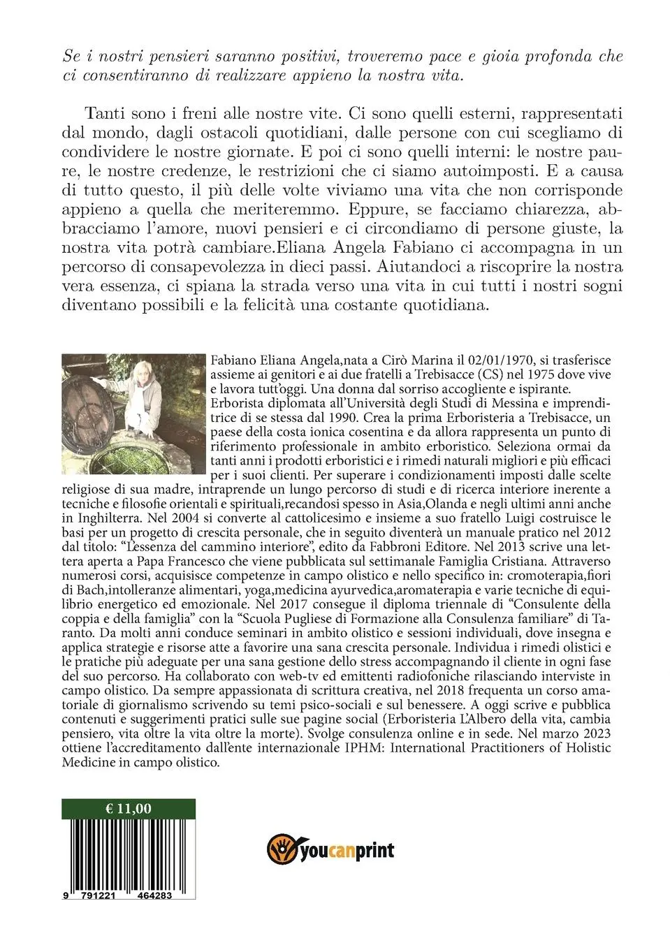 Rückseite: 9791221464283 | L'arte di raccontarci la verità per vivere sani e felici | Fabiano
