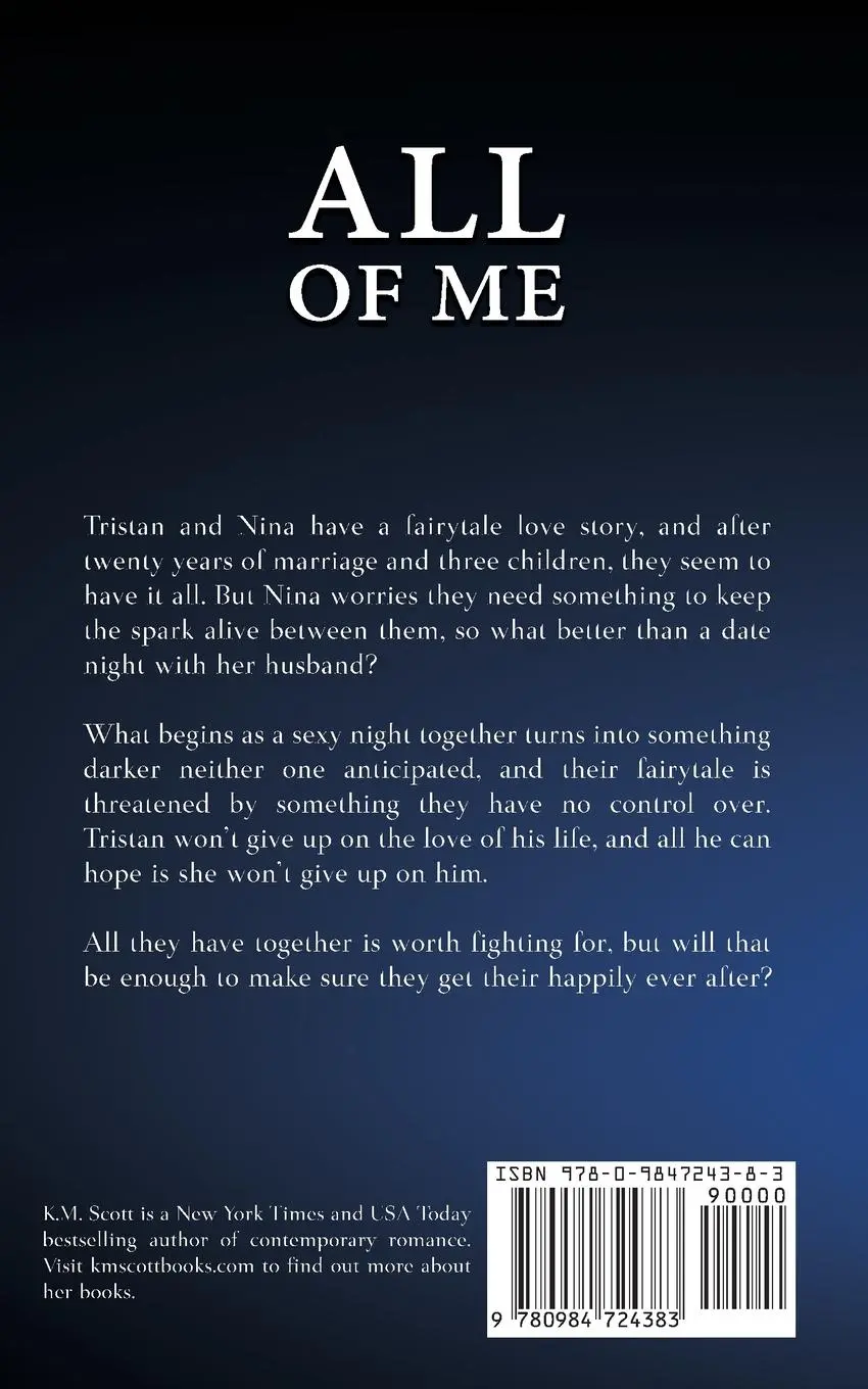 Rückseite: 9780984724383 | All of Me | K. M. Scott | Taschenbuch | Kartoniert / Broschiert | 2019