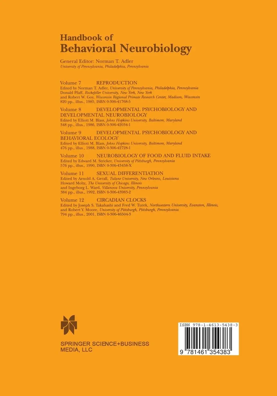 Rückseite: 9781461354383 | Circadian Clocks | Joseph S. Takahashi (u. a.) | Taschenbuch | xxiii