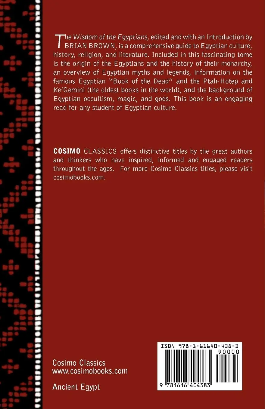 Rückseite: 9781616404383 | The Wisdom of the Egyptians | Brian Brown | Taschenbuch | Englisch