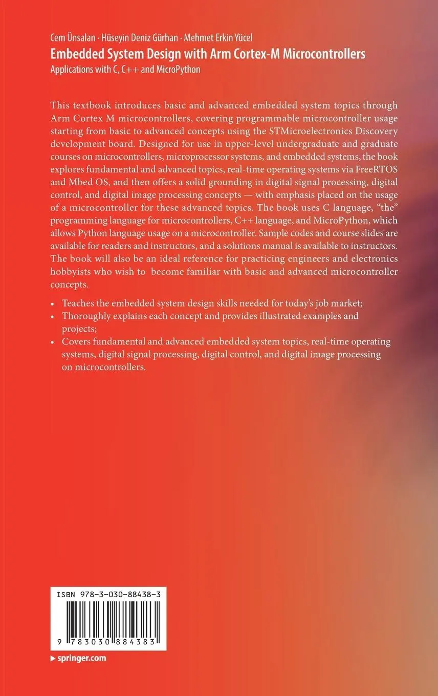 Rückseite: 9783030884383 | Embedded System Design with ARM Cortex-M Microcontrollers | Buch | xiv