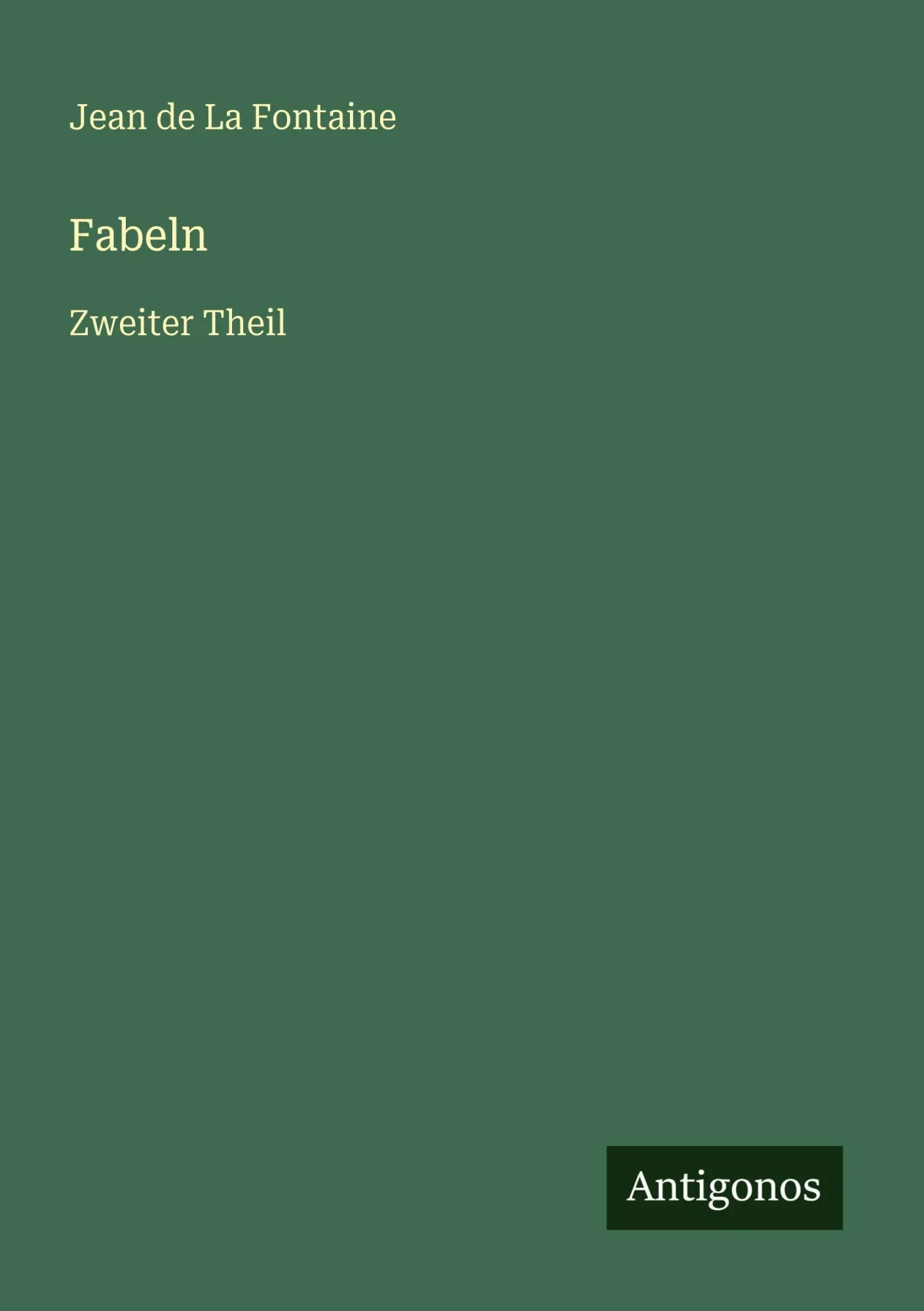 Fabeln: Zweiter Theil