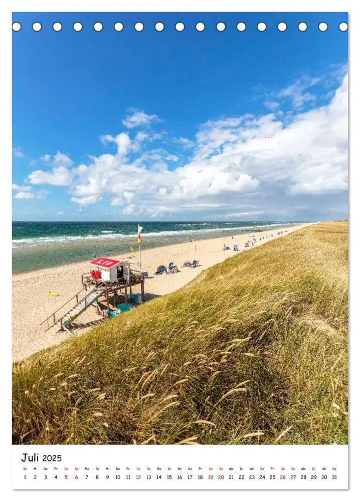Bild: 9783435894383 | Bezauberndes Sylt (Tischkalender 2025 DIN A5 hoch), CALVENDO...