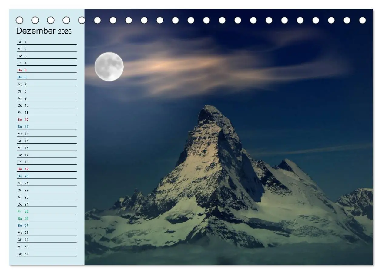 Bild: 9783457434383 | Faszination Horu Fotoimpressionen vom Matterhorn (Tischkalender...