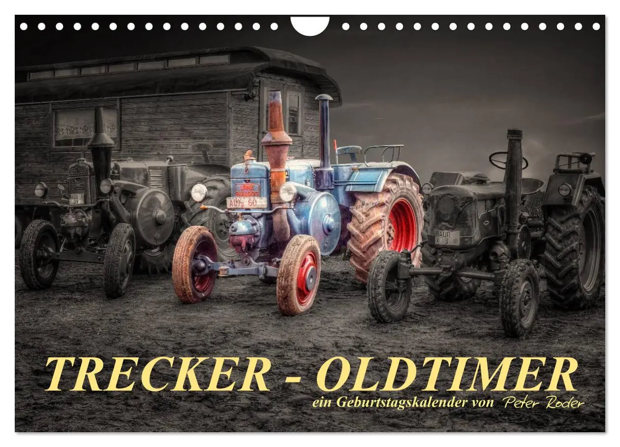 Cover: 9783516144383 | Trecker - Oldtimer / Geburtstagskalender (Wandkalender 2026 DIN A4...