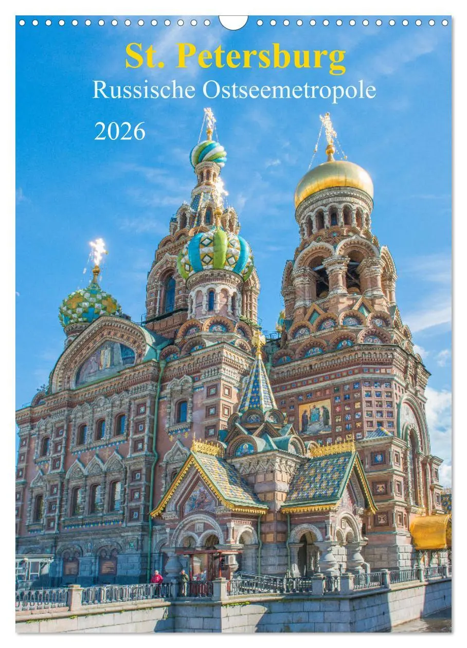 Cover: 9783516384383 | St. Petersburg - Russische Ostseemetropole (Wandkalender 2026 DIN...