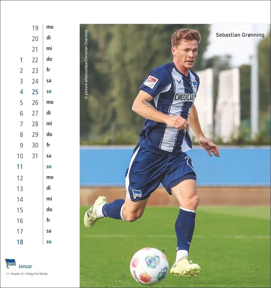 Bild: 9783756414383 | Hertha BSC Postkartenkalender 2026 | Kalender | Spiralbindung | 13 S.