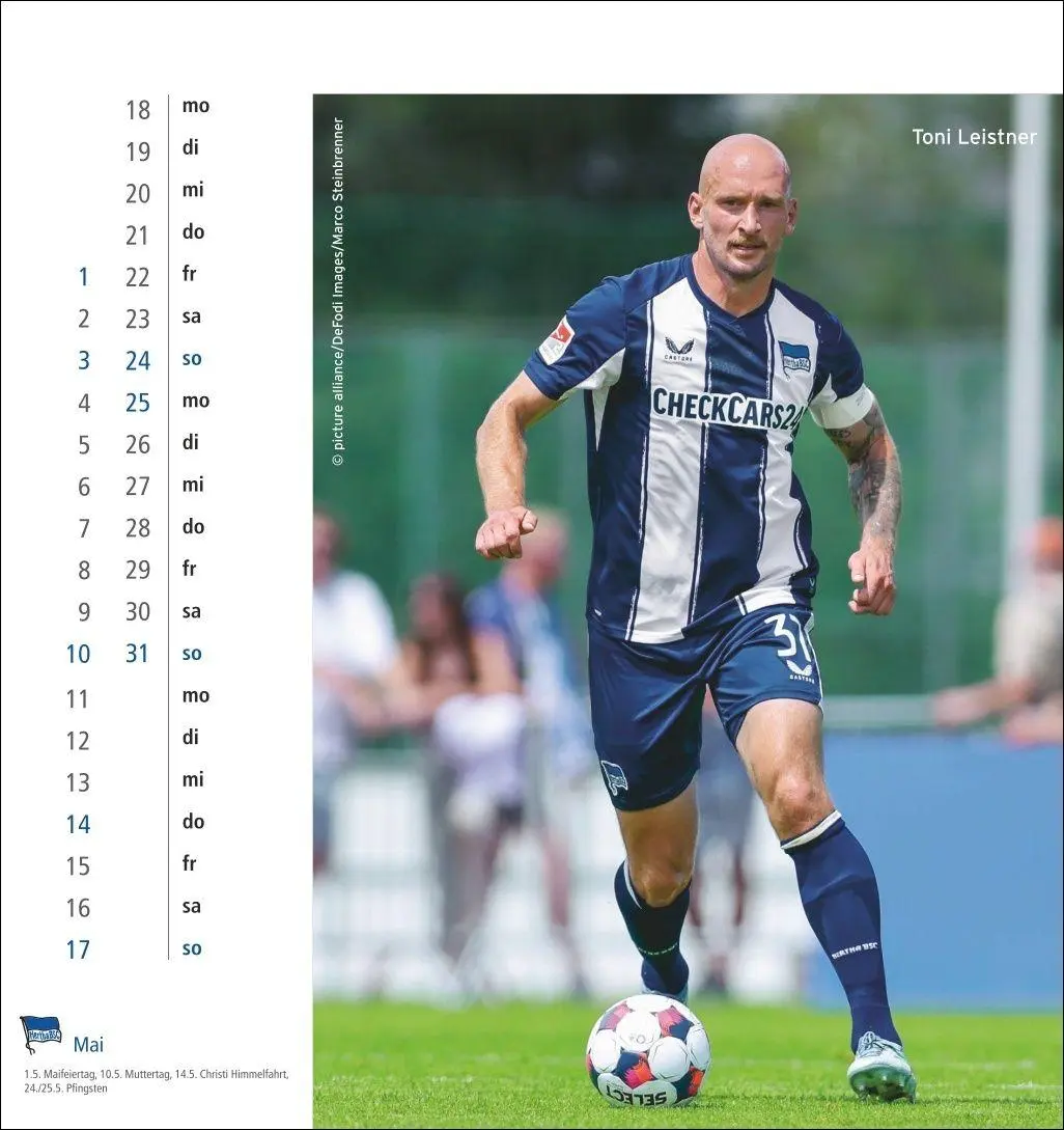 Bild: 9783756414383 | Hertha BSC Postkartenkalender 2026 | Kalender | Spiralbindung | 13 S.
