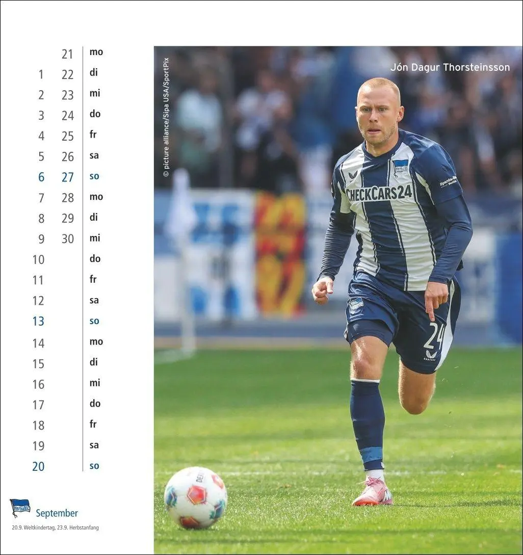 Bild: 9783756414383 | Hertha BSC Postkartenkalender 2026 | Kalender | Spiralbindung | 13 S.