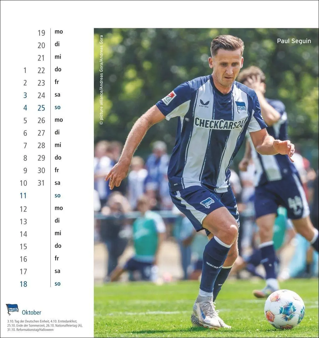 Bild: 9783756414383 | Hertha BSC Postkartenkalender 2026 | Kalender | Spiralbindung | 13 S.