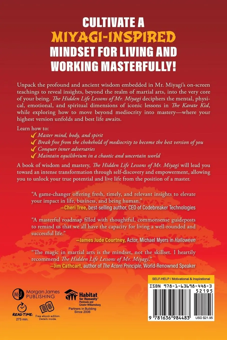 Rückseite: 9781636984483 | The Hidden Life Lessons of Mr. Miyagi | Sensei Ron Thomas | Buch