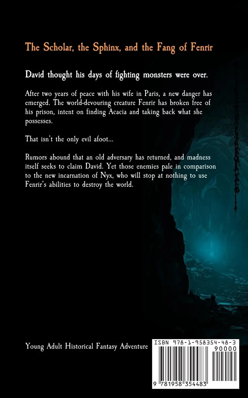 Rückseite: 9781958354483 | The Scholar, the Sphinx, and the Fang of Fenrir | A. R. Cook | Buch