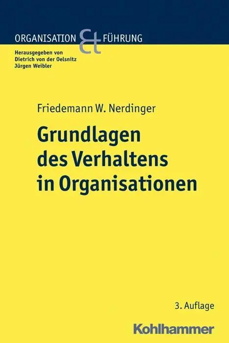 Cover: 9783170224483 | Grundlagen des Verhaltens in Organisationen | Organisation und Führung