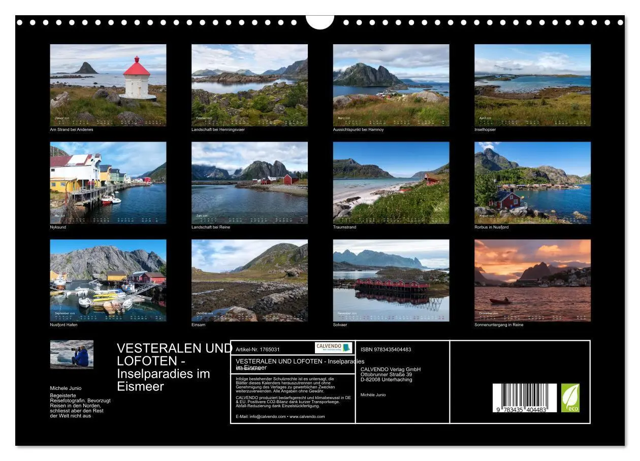 Bild: 9783435404483 | VESTERALEN UND LOFOTEN - Inselparadies im Eismeer (Wandkalender...