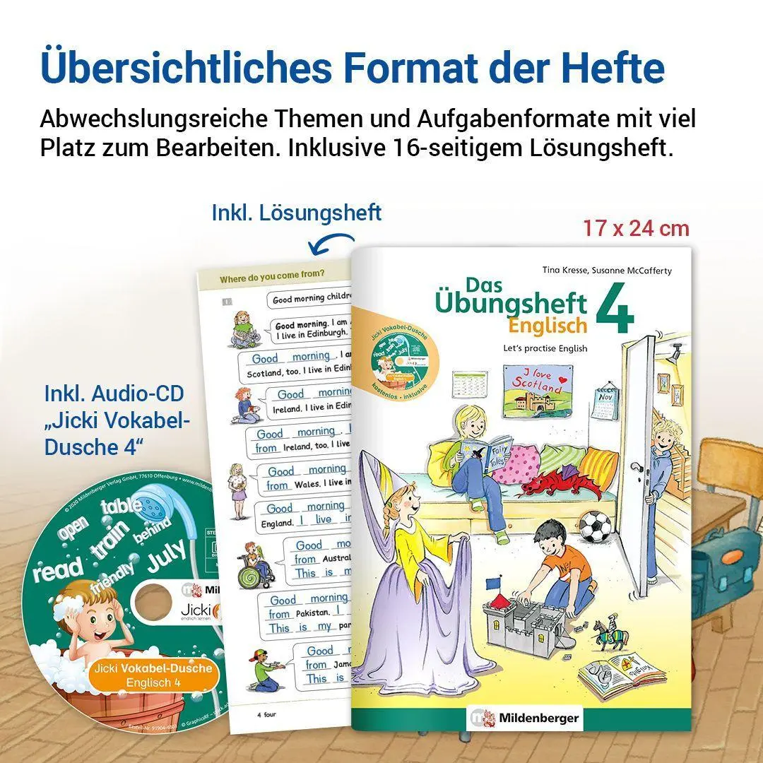 Bild: 9783619194483 | Das Übungsheft Englisch 4 | Tina Kresse (u. a.) | Broschüre | 64 S.