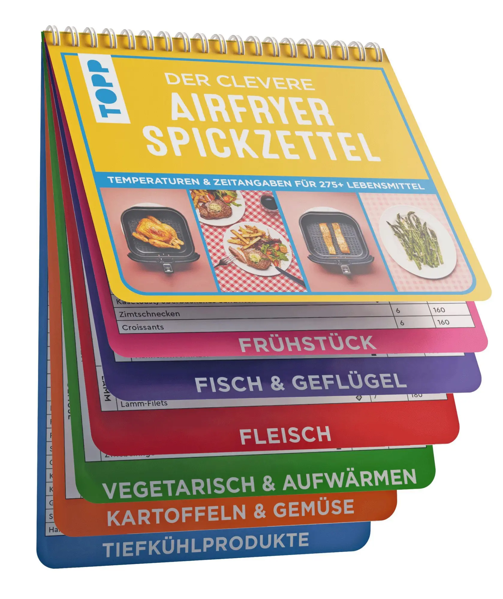 Cover: 9783735854483 | Der clevere Airfryer-Spickzettel | Sam Milner (u. a.) | Buch | 12 S.