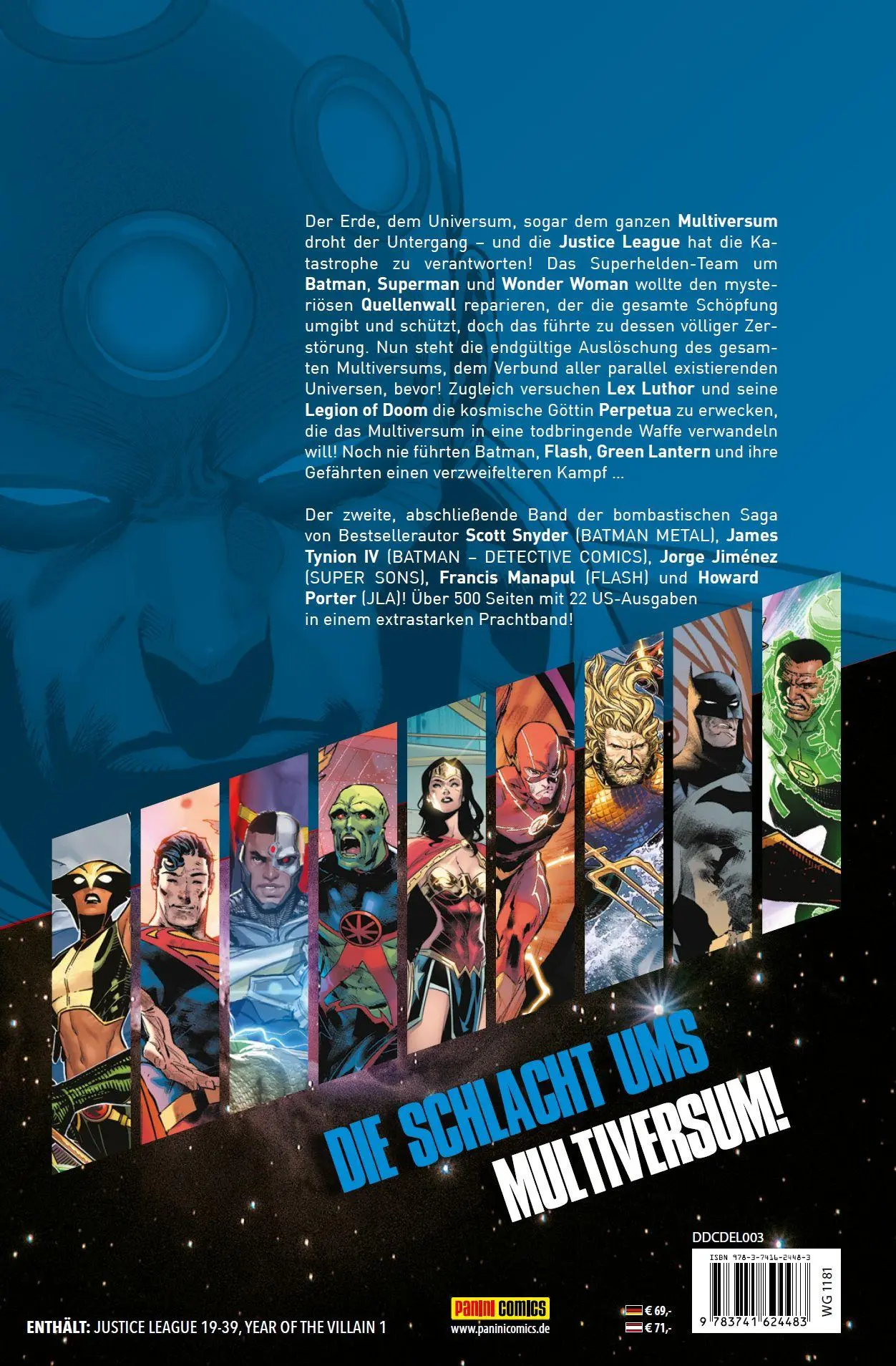 Rückseite: 9783741624483 | Justice League von Scott Snyder (Deluxe-Edition) | Bd. 2 (von 2)
