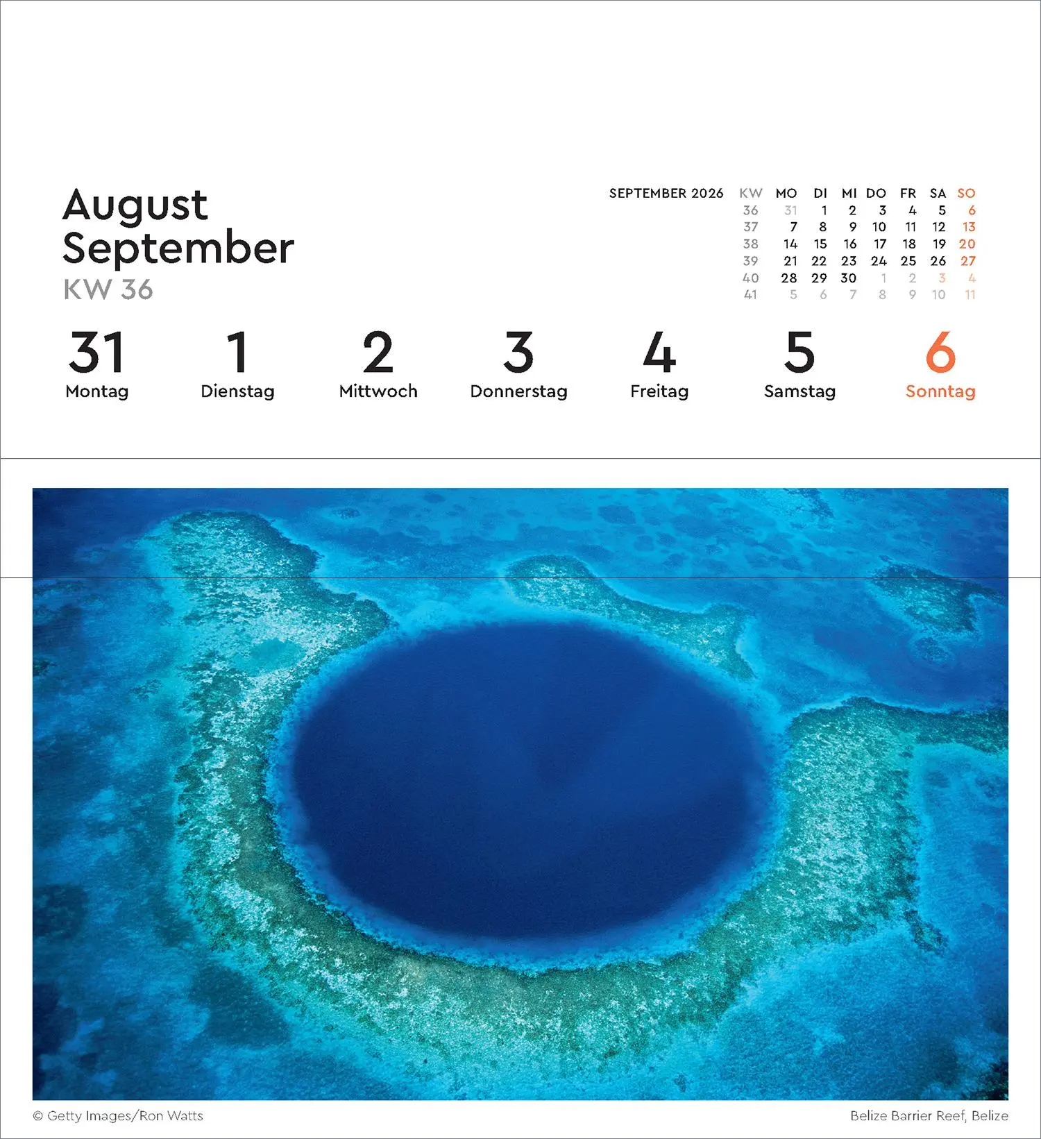 Bild: 9783965914483 | Wunder der Welt - KUNTH Postkartenkalender 2026 | Kalender | 53 S.
