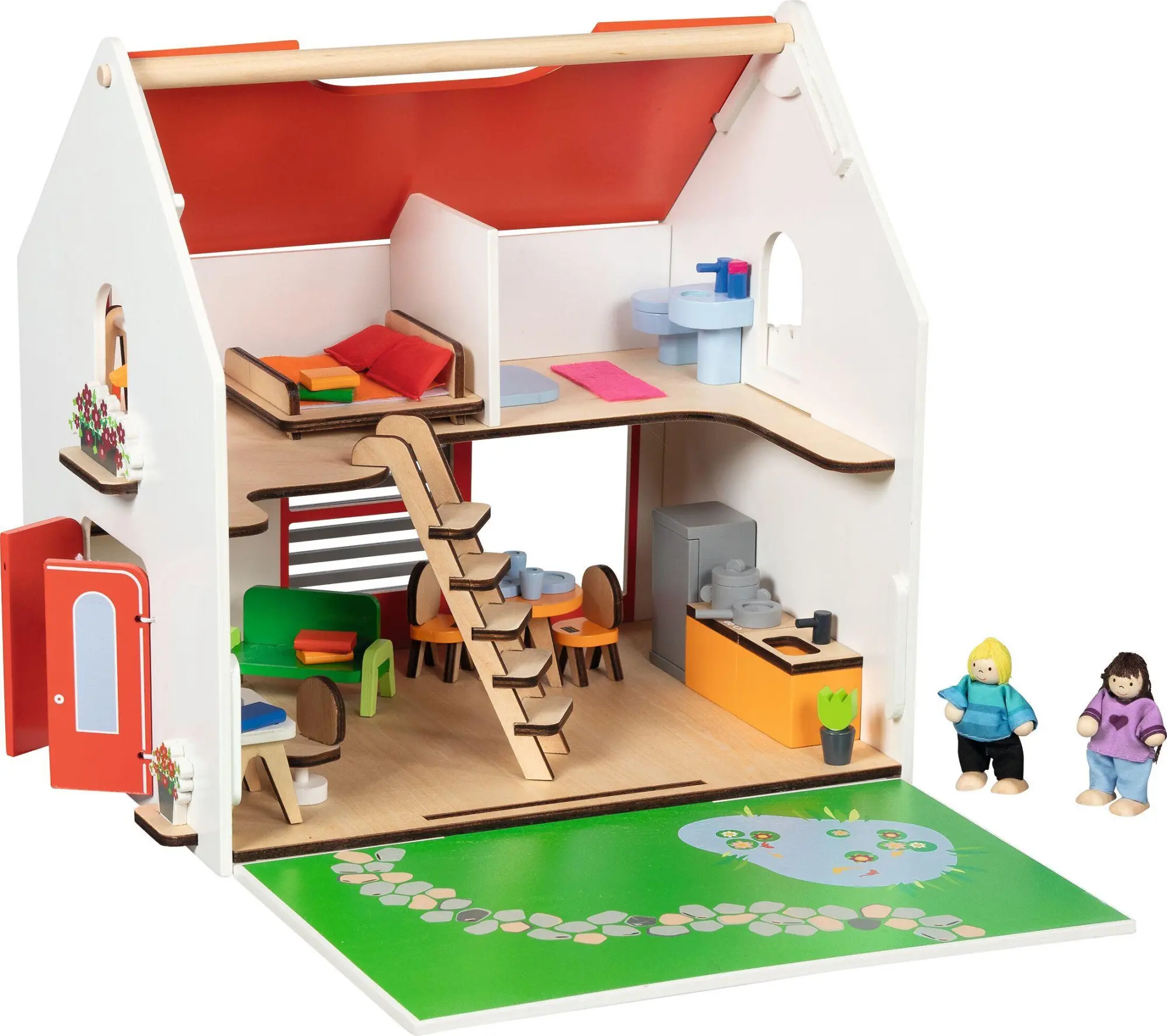Cover: 4013594514583 | Tragbares Puppenhaus Eco House, mit Zubehör | 51458 | Deutsch | 2025