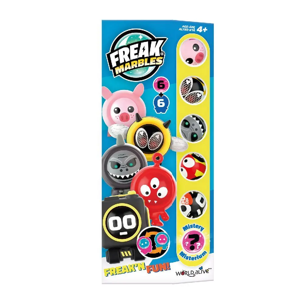 Cover: 8436592184583 | Freak Marbles Marbles &amp; Skins 6er Set - gelb | 2218458 | 2024