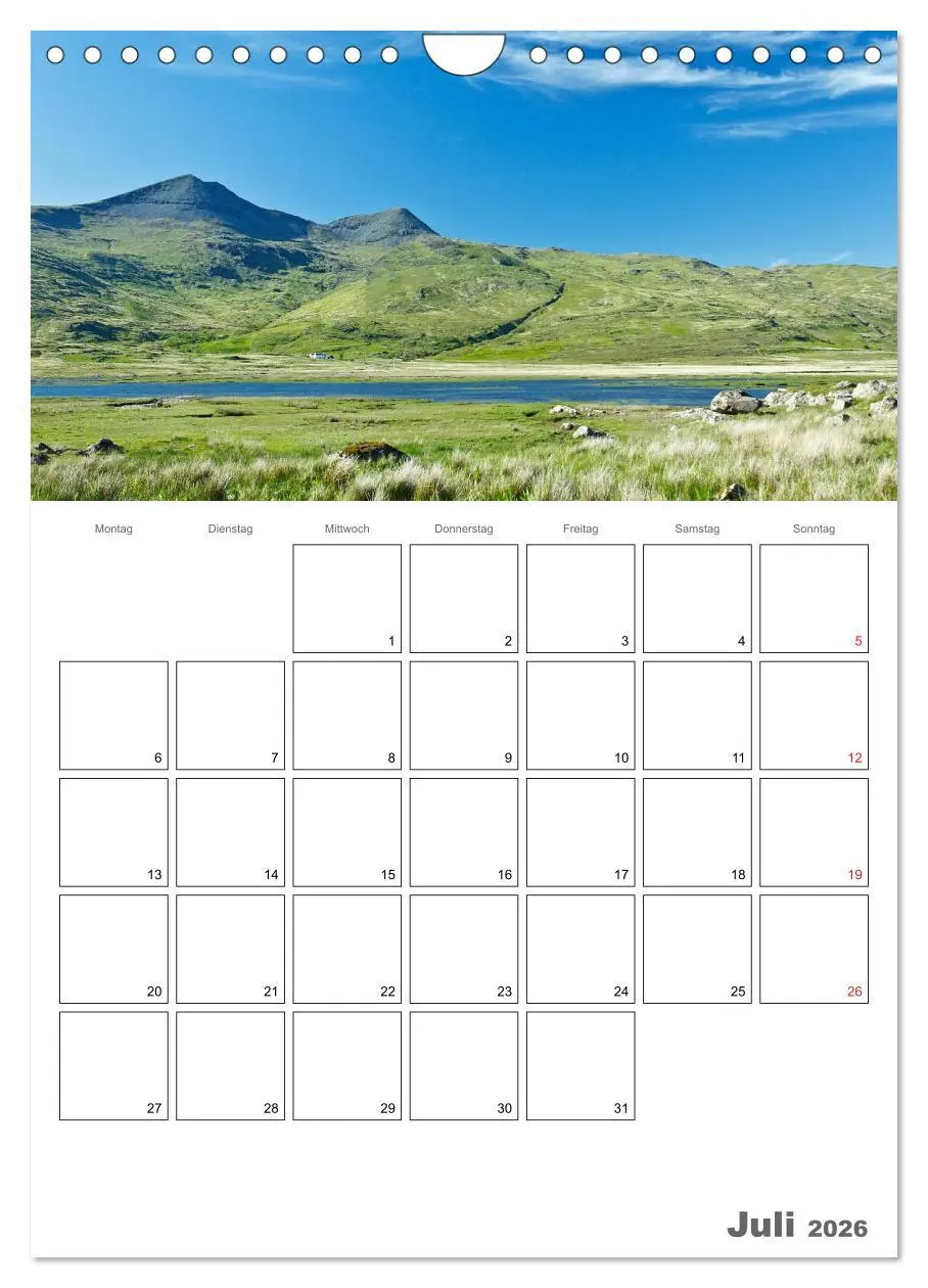 Bild: 9783516434583 | Schottland für Naturliebhaber (Wandkalender 2026 DIN A4 hoch),...