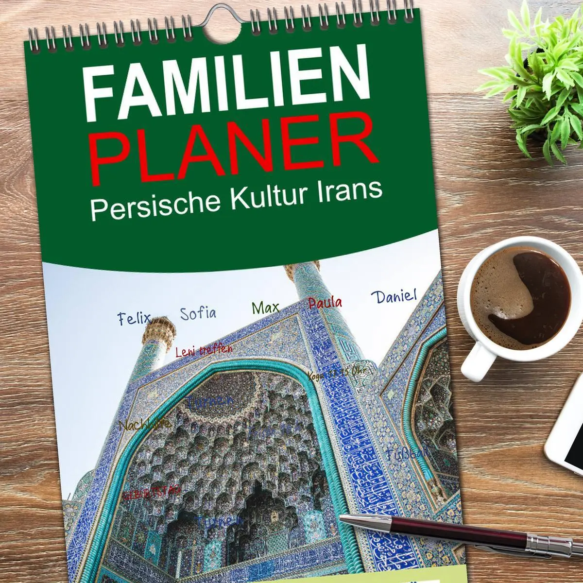 Bild: 9783516504583 | Familienplaner 2026 - Persische Kultur Irans mit 5 Spalten...