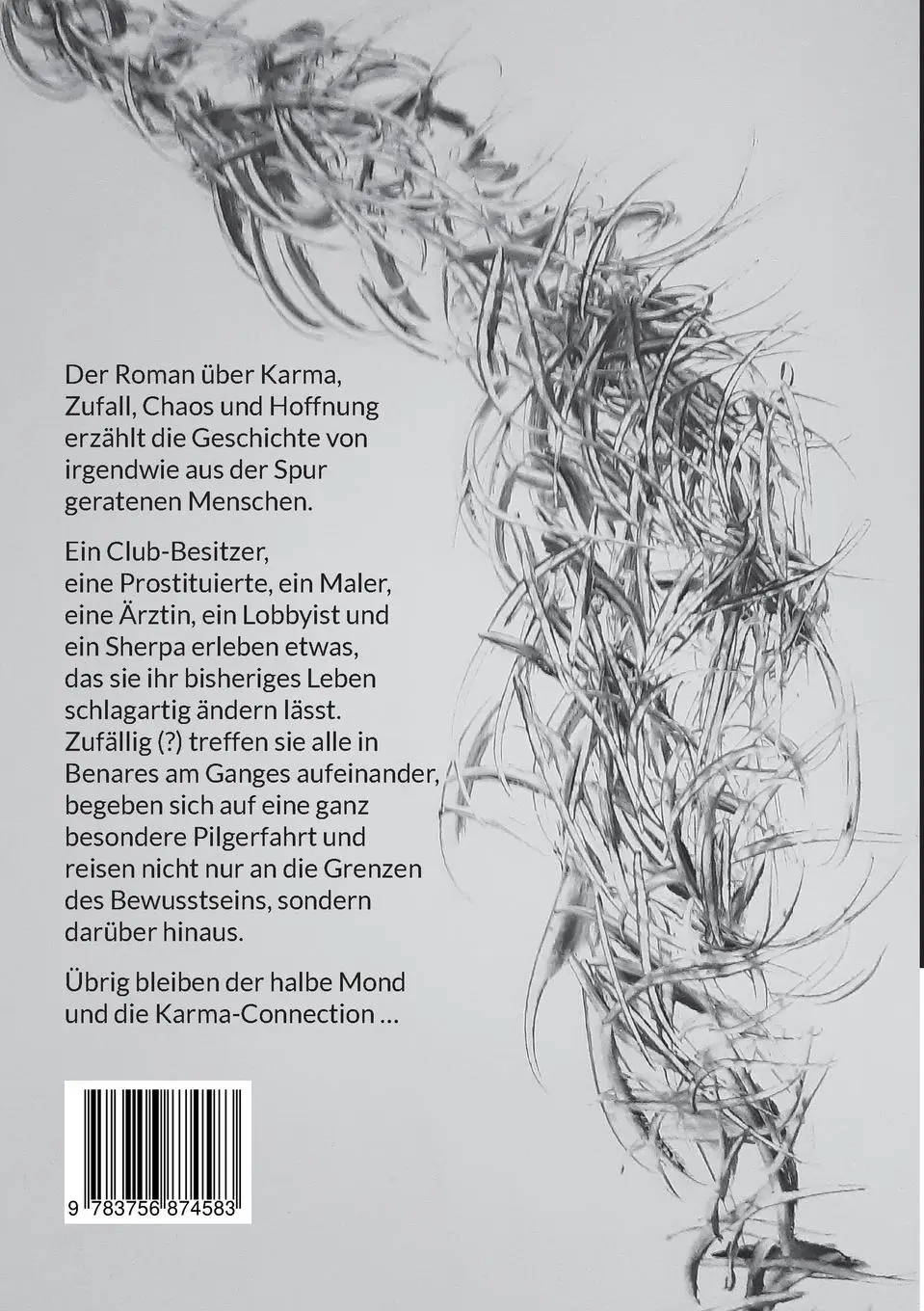Rückseite: 9783756874583 | JenZeits | Roman über Karma, Zufall, Chaos und Hoffnung | Suntum
