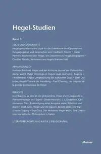 Cover: 9783787314683 | Hegel-Studien / Hegel-Studien | Otto Pöggeler (u. a.) | Taschenbuch