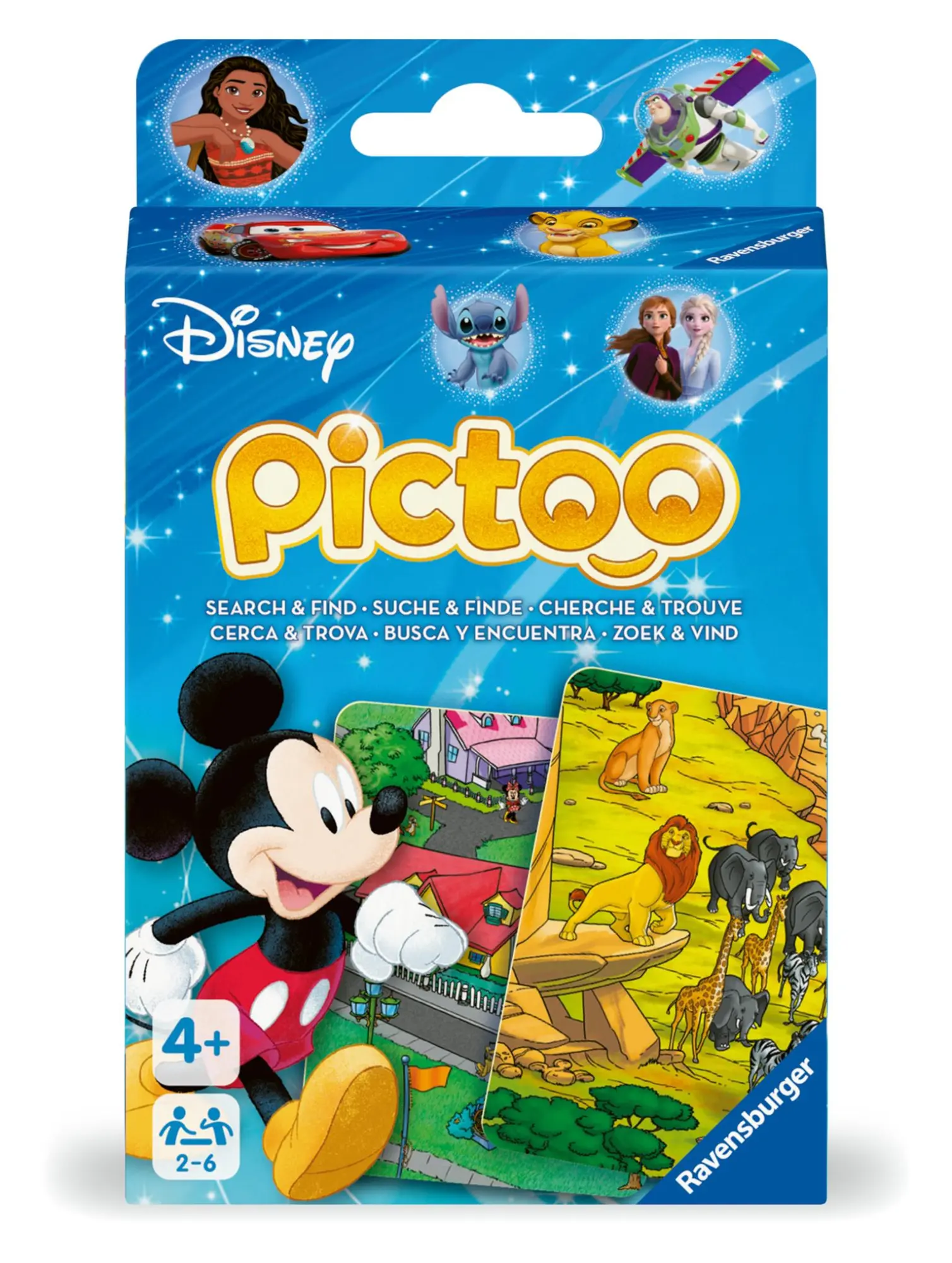 Cover: 4005556234783 | Pictoo Disney - Kartenspiel ab 4 Jahre | Suche und finde! | Hall