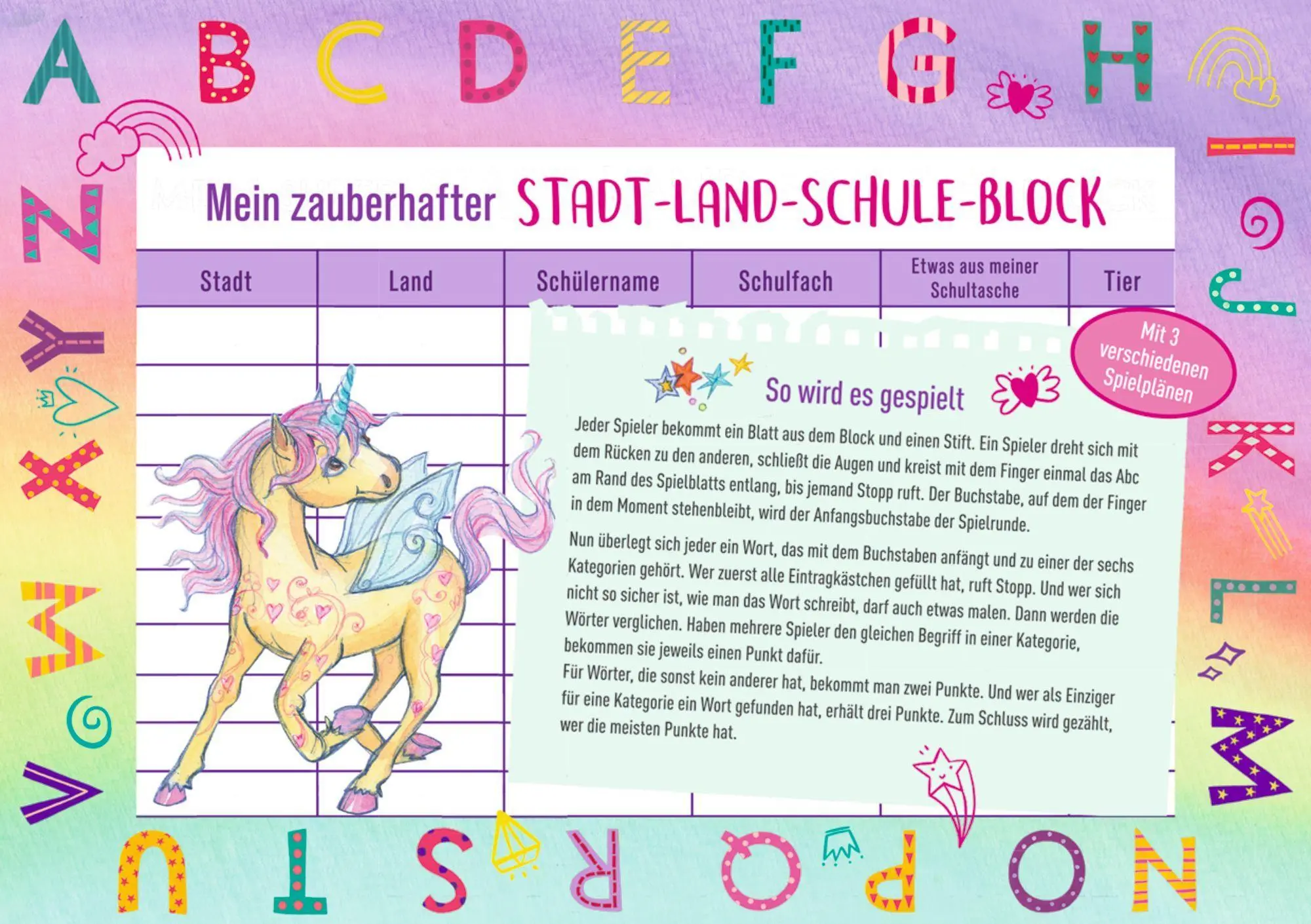 Bild: 4050003954783 | Meine superschlaue Einhorn Schulstart-Box (Einhorn-Paradies) | SET