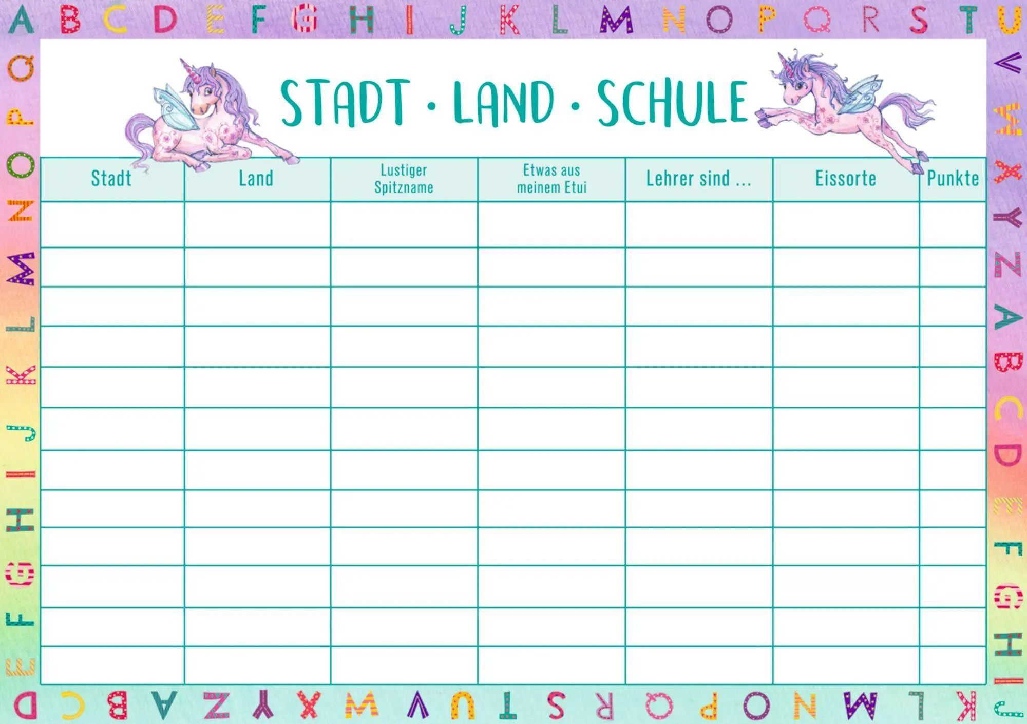 Bild: 4050003954783 | Meine superschlaue Einhorn Schulstart-Box (Einhorn-Paradies) | SET