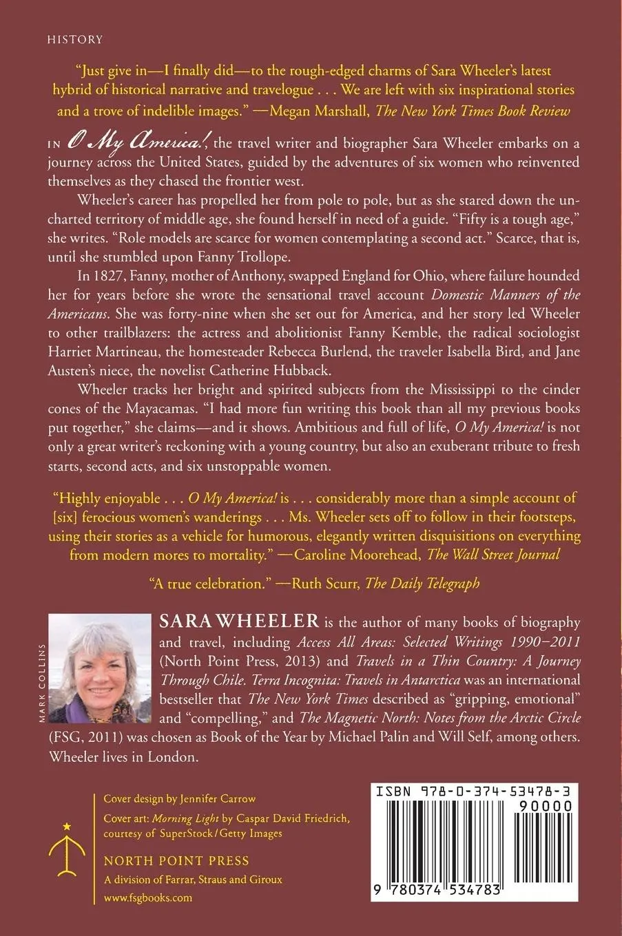 Rückseite: 9780374534783 | O My America! | Sara Wheeler | Taschenbuch | Kartoniert / Broschiert