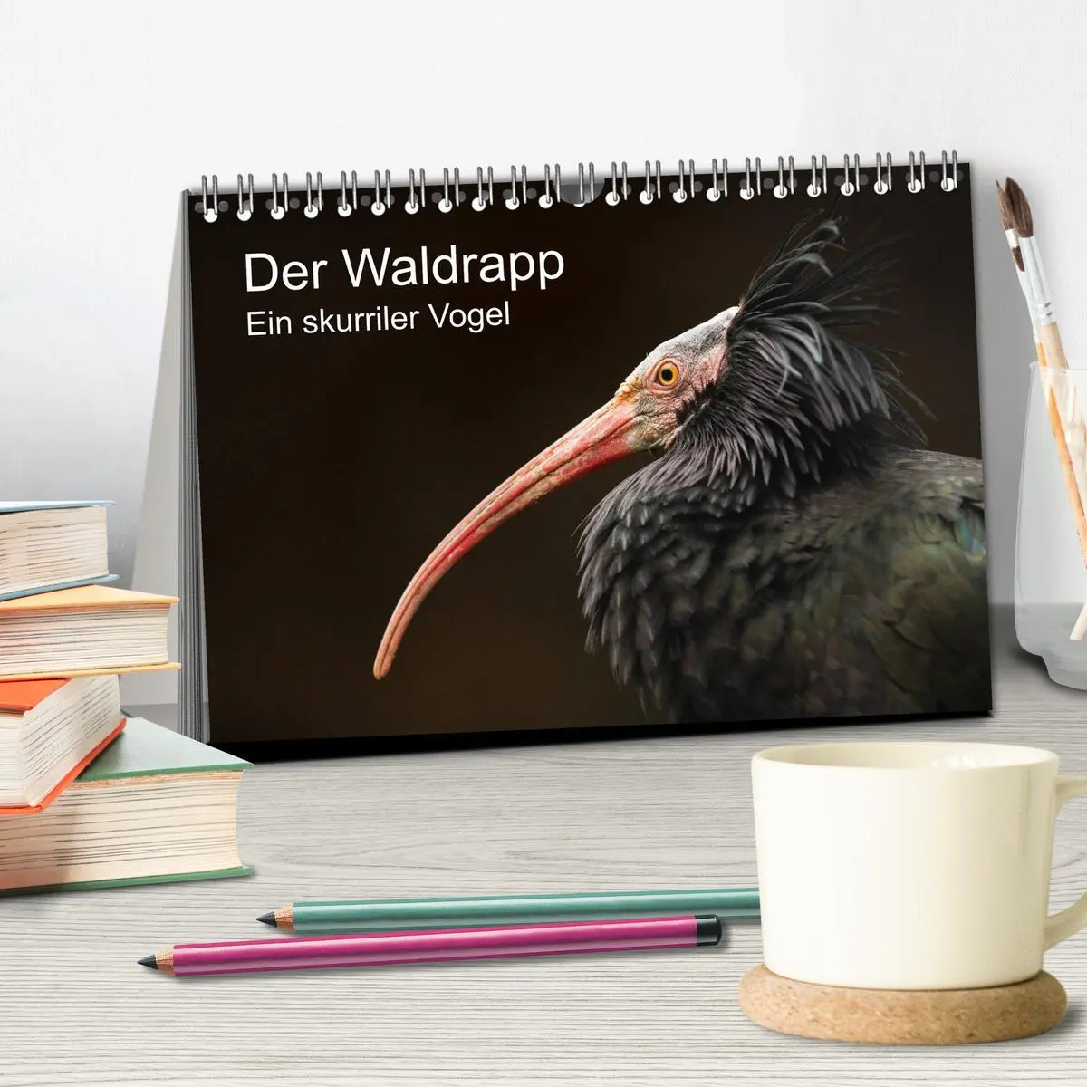 Bild: 9783457704783 | Der Waldrapp - Ein skurriler Vogel (Tischkalender 2026 DIN A5...