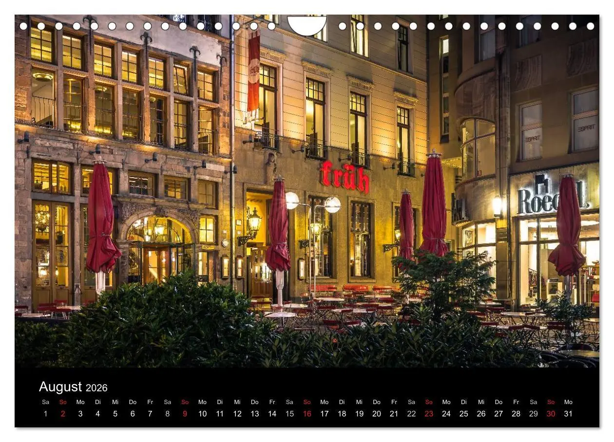 Bild: 9783516034783 | Köln Impressionen bei Nacht (Wandkalender 2026 DIN A4 quer),...