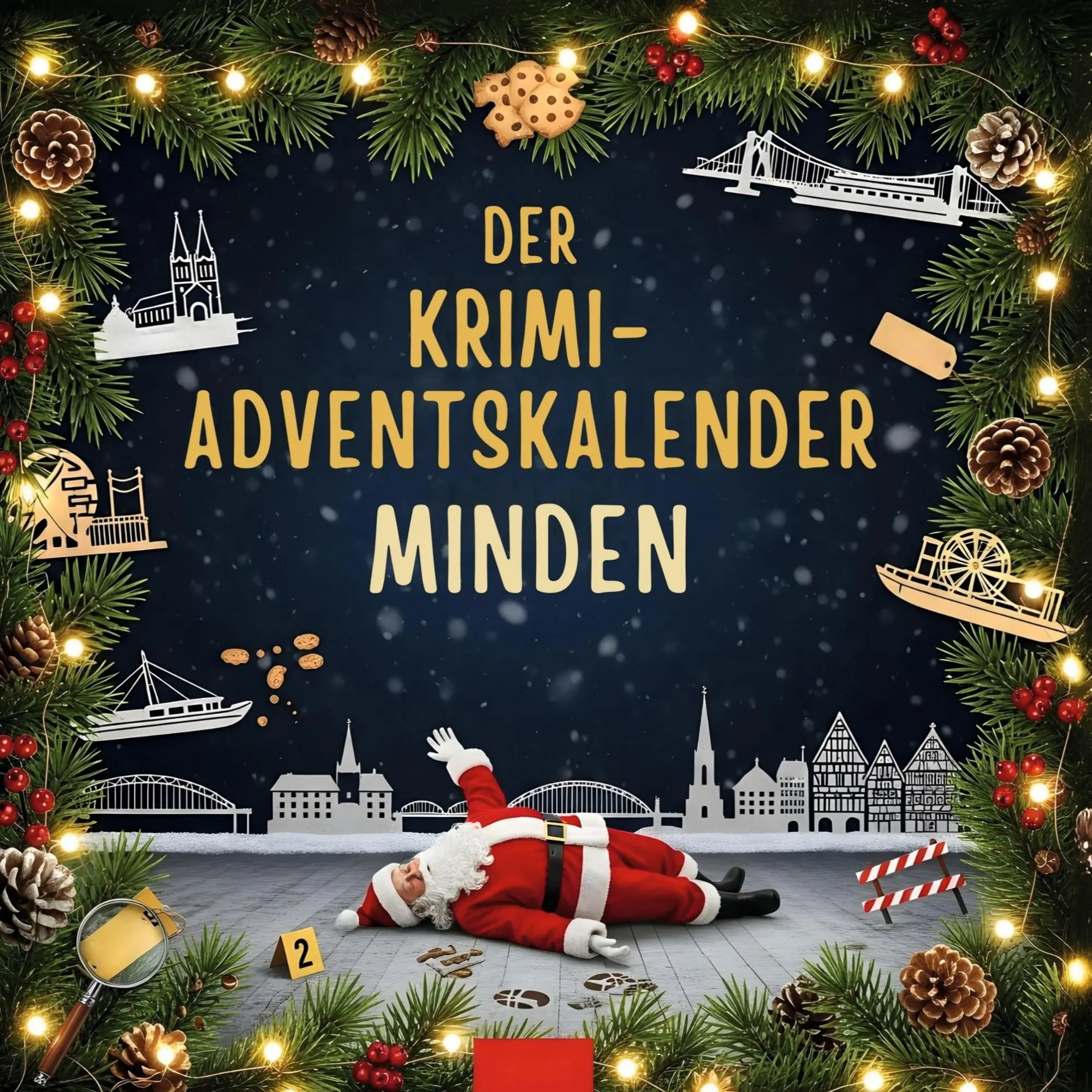 Cover: 9783695304783 | Der Krimi-Adventskalender Minden | Mordsverdächtig in 24 Akten | Münch