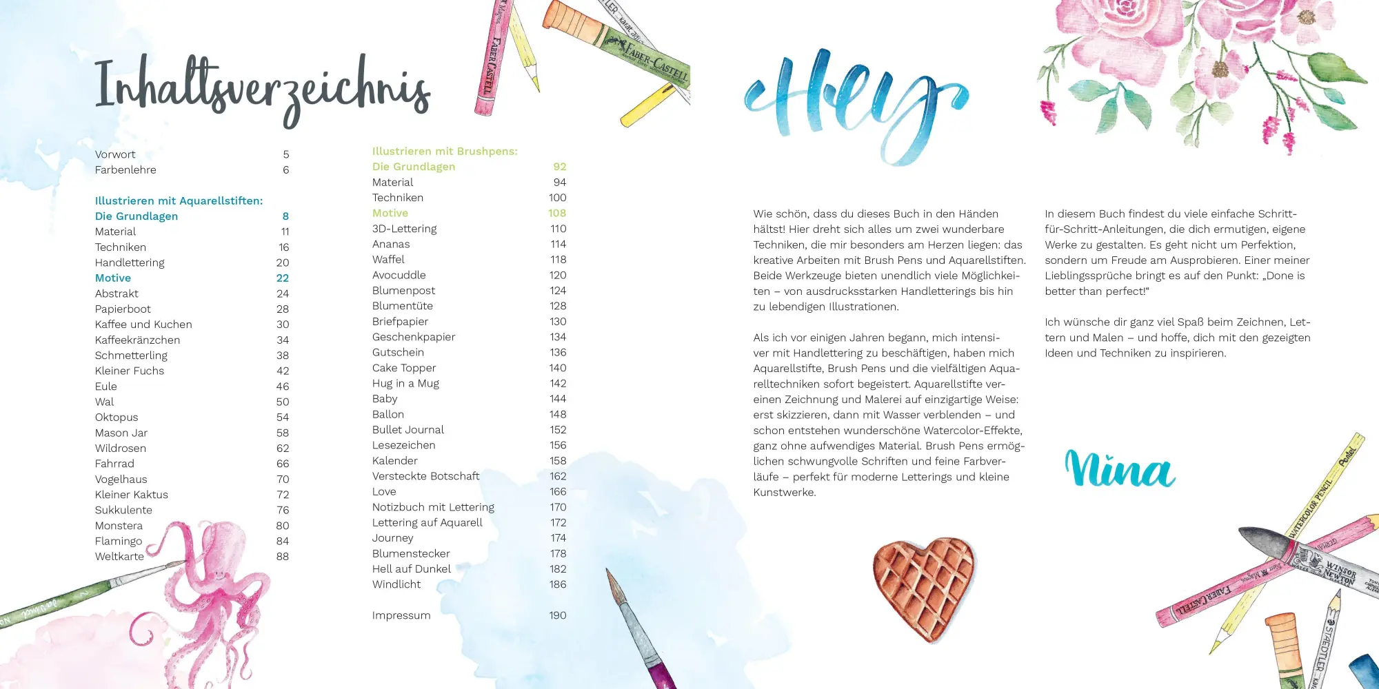 Bild: 9783862304783 | Watercolor liebt Handlettering | Nina Rötters | Buch | 192 S. | 2025