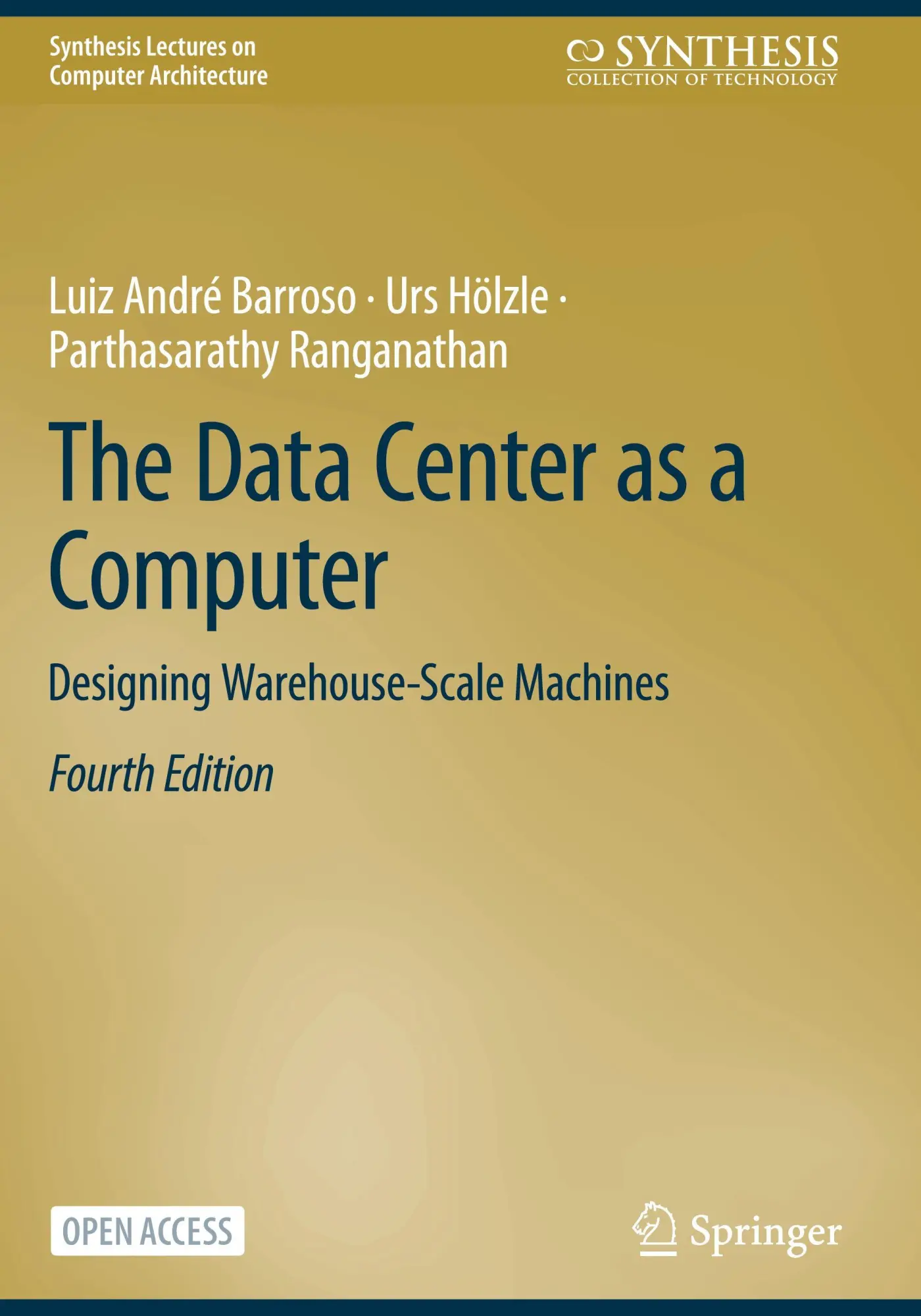 Cover: 9783031994883 | The Data Center as a Computer | Designing Warehouse-Scale Machines