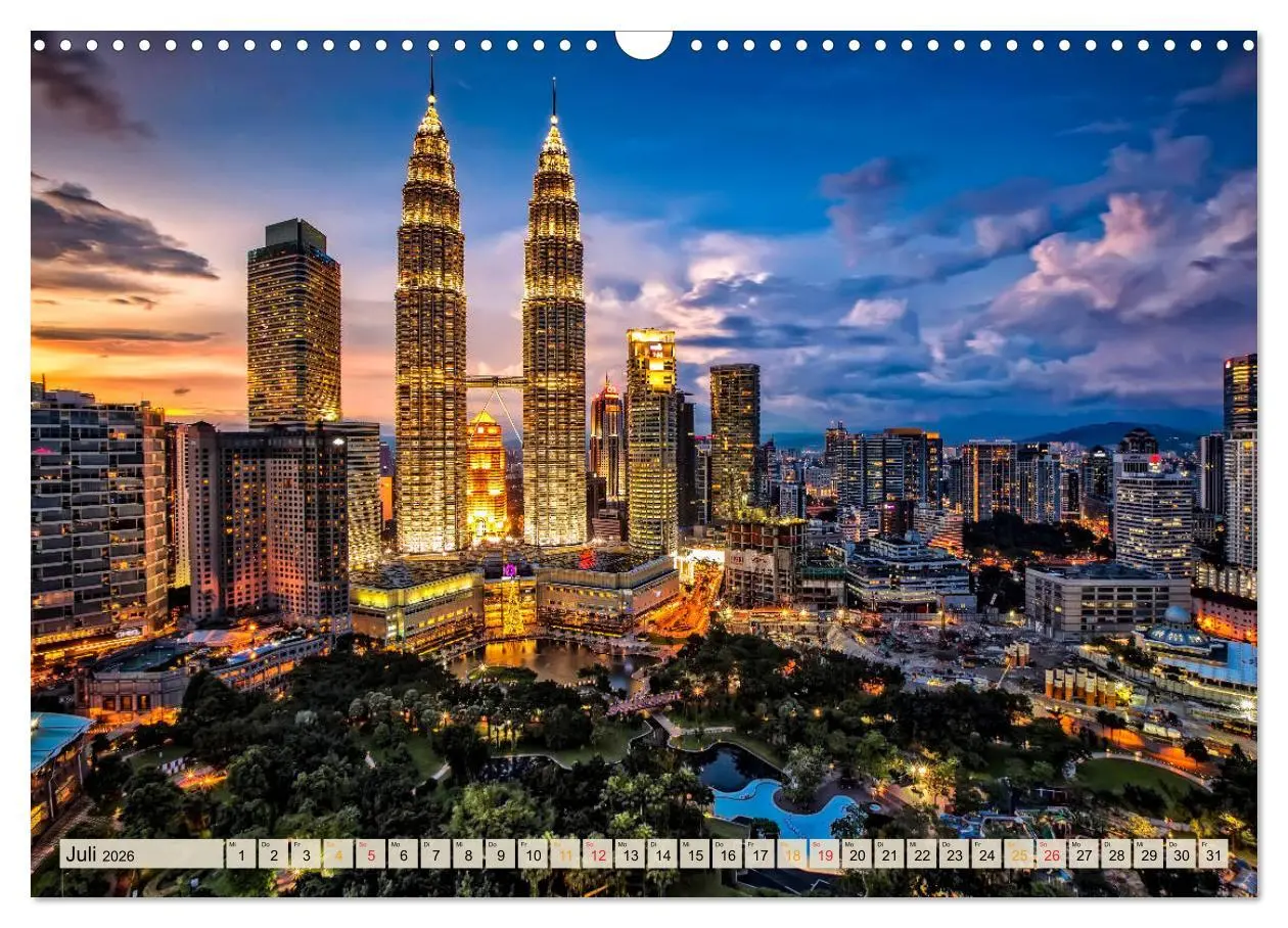 Bild: 9783457864883 | Die 12 meistbesuchten Städte der Welt (Wandkalender 2026 DIN A3...