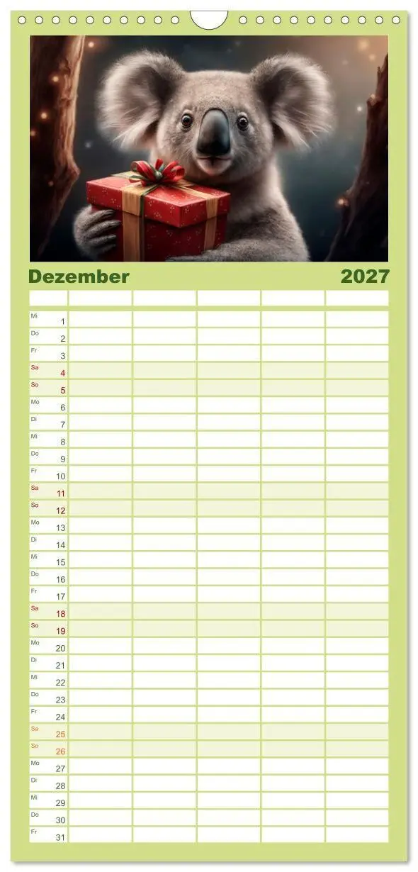 Bild: 9783594314883 | Familienplaner 2027 - Die Koalas sind los! Ein Jahr voller...