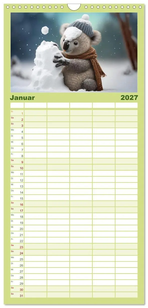 Bild: 9783594314883 | Familienplaner 2027 - Die Koalas sind los! Ein Jahr voller...