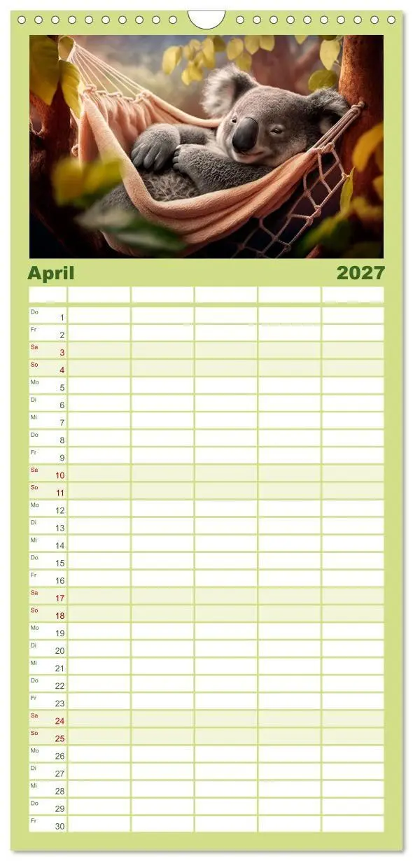 Bild: 9783594314883 | Familienplaner 2027 - Die Koalas sind los! Ein Jahr voller...